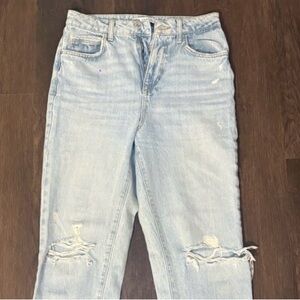 Zara Light Blue Boyfriend Jeans